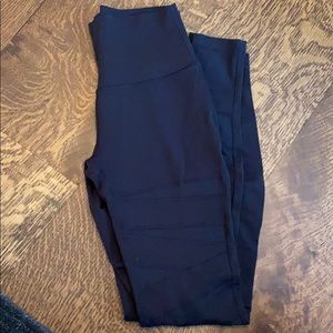 Lululemon Black Leggings with Mesh on front